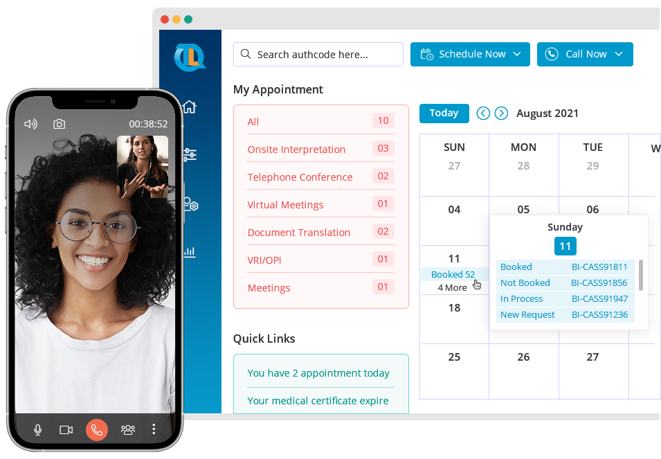 Total Language Dashboard